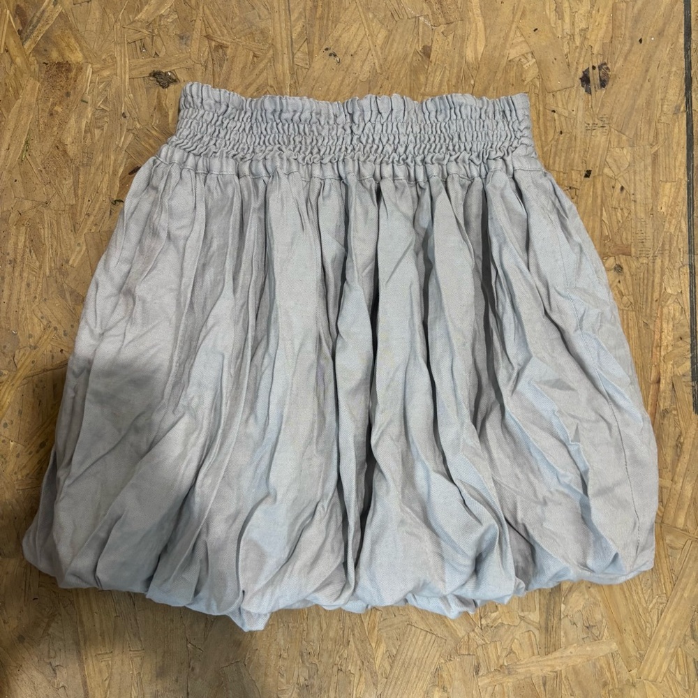 Gray Bubble Mini skirt
